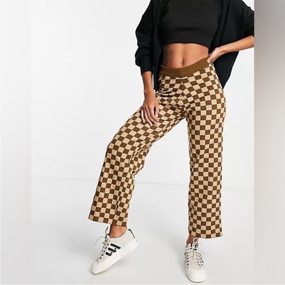 Daisy Street Pants - Daisy Street Checkered Women's Pants